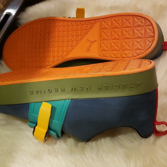 Atelier New Regime X Court Platform Brace 'Blue Wing Teal' - Picture 8 of 9